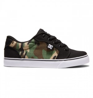 Anvil DC Shoes Detske Čierne Maskacove | 347082GLB