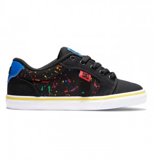 Anvil DC Shoes Detske Čierne | 102538TQH