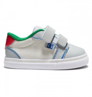Anvil DC Shoes V Detske Siva Siva Červené | 729634LSW