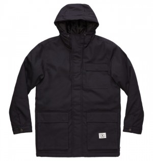Bundy DC Shoes Canondale S Kapucňou Parka Panske Čierne | 807594YOJ