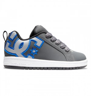 Court Graffik DC Shoes Detske Tmavo Siva Čierne | 645792XAM