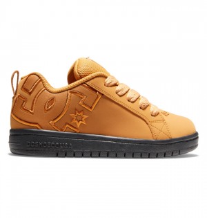 Court Graffik DC Shoes Detske Čierne Hnede | 321698ZFV