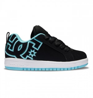 Court Graffik DC Shoes Detske Čierne Modre | 021684MOR