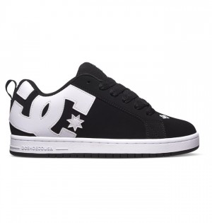Court Graffik DC Shoes Panske Čierne | 246830JTU