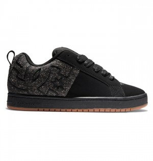 Court Graffik DC Shoes Panske Čierne Čierne | 406759JNS