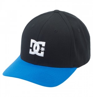 Klobuky DC Shoes Cap Star Seasonal Flexfit Panske Modre | 058631SPL
