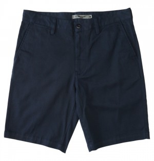 Kratasy DC Shoes Worker Chino Panske Námornícka Modrá | 537204NYX