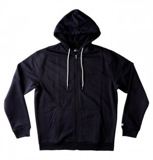 Mikiny DC Shoes Riot 2 Zip-Up Panske Čierne | 068742FIT
