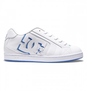 Net DC Shoes Panske Biele Kráľovská Modrá | 942167QKP