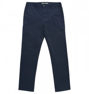 Nohavice DC Shoes Worker Chino Panske Námornícka Modrá | 093576URS