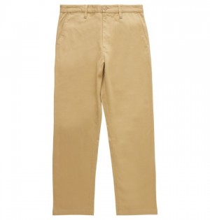 Nohavice DC Shoes Worker Relaxed Fit Chino Panske INCENSE | 047629XLB