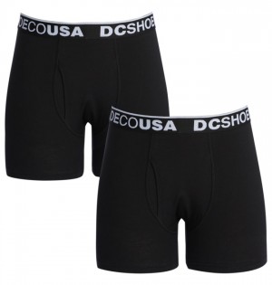 Nohavicky DC Shoes DC Softies Boxer Panske Čierne | 946802LPA
