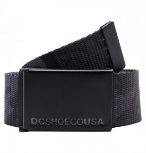 Opasok DC Shoes Web Panske Čierne Maskacove | 792014HGF