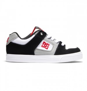 Pure DC Shoes Detske Biele Čierne Červené | 840126UKS