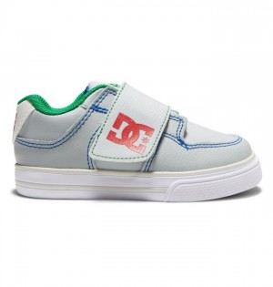 Pure DC Shoes Detske Siva Siva Červené | 832967ZNG