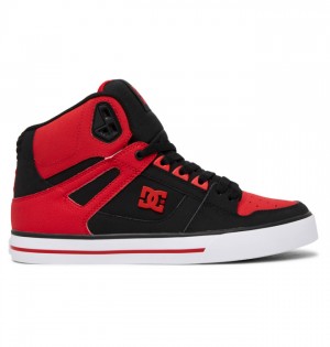 Pure DC Shoes Panske Červené Biele Čierne | 513280SFL