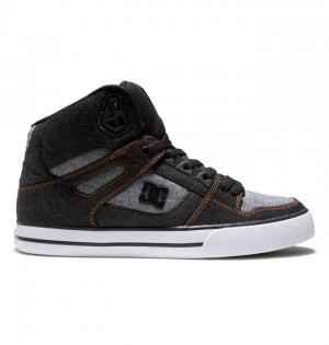 Pure DC Shoes Panske Čierne Čierne | 825014FMH