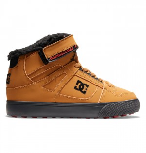 Pure DC Shoes Winterized Detske Hnede Čierne | 910452IOA