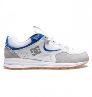 Skate Topanky DC Shoes Kalis Lite Panske Siva Modre Biele | 652834RQL