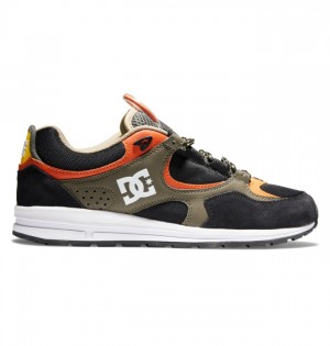 Skate Topanky DC Shoes Kalis Lite Panske Čierne Olivovo Zelená | 329167EAD