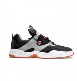 Skate Topanky DC Shoes Kalis Panske Čierne Siva Červené | 374560BER
