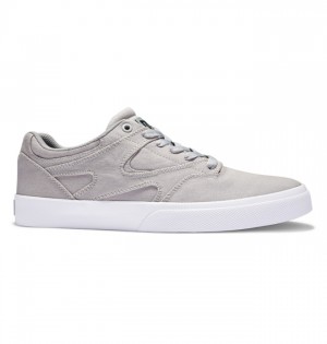 Skate Topanky DC Shoes Kalis Vulc Panske Siva | 069821KVH