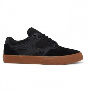 Skate Topanky DC Shoes Kalis Vulc Panske Čierne Čierne | 085241MJT