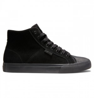 Skate Topanky DC Shoes Manual Hi RT High Top Panske Čierne Čierne | 827396PQF