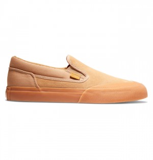 Skate Topanky DC Shoes Manual RT Slip-On Panske Hnede | 215307GNQ