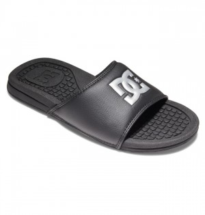 Slapky DC Shoes Bolsa Damske Čierne Strieborne Čierne | 708453RQE