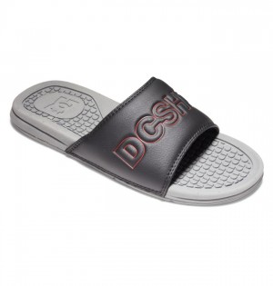 Slapky DC Shoes Bolsa Panske Siva Čierne Červené | 564830PFA