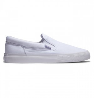 Slip On DC Shoes Manual Panske Biele | 603142YUN