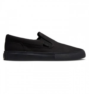Slip On DC Shoes Manual Panske Čierne Čierne Čierne | 509687VJU