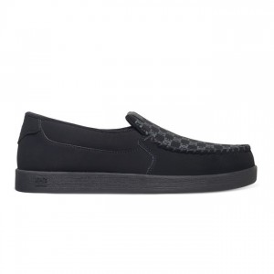 Slip On DC Shoes Villain Panske Čierne | 584106SNC