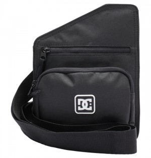 Tasky DC Shoes Slant Slapky .75 L Small Messenger Panske Čierne | 836192MCG