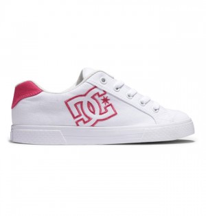 Tenisky DC Shoes Chelsea Damske Biele Ruzove | 430765VHE