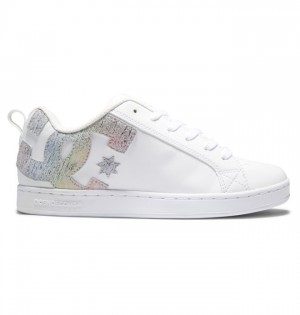 Tenisky DC Shoes Court Graffik Damske Biele Viacfarebný | 902517SUN