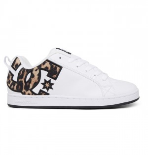 Tenisky DC Shoes Court Graffik Damske Leopardie | 278369OBV