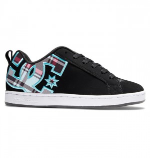Tenisky DC Shoes Court Graffik Damske Čierne Modre | 168497NOK