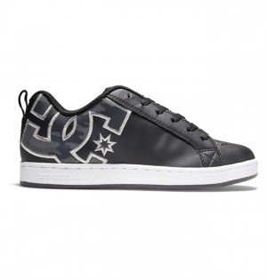 Tenisky DC Shoes Court Graffik Damske Čierne Maskacove | 389506XBH