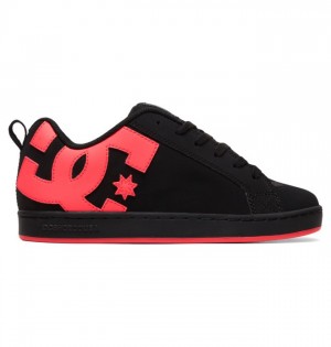 Tenisky DC Shoes Court Graffik Damske Čierne Ruzove | 149075MSE