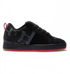 Tenisky DC Shoes Court Graffik Panske Čierne Siva Červené | 426109TXY