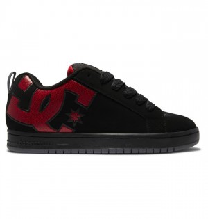 Tenisky DC Shoes Court Graffik Panske Čierne Červené | 219386BAN