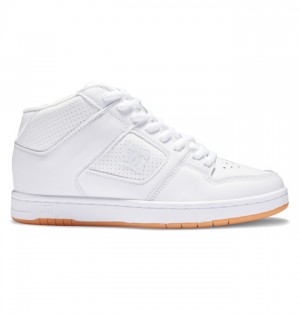Tenisky DC Shoes Manteca 4 MID Stredne-Top Damske Biele | 183265WXZ