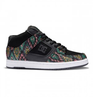 Tenisky DC Shoes Manteca 4 Stredne-Top LE Platene Damske Čierne Viacfarebný | 653490BFR