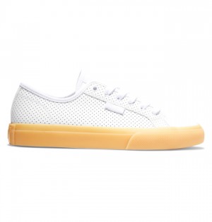 Tenisky DC Shoes Manual Damske Biele | 672098ZTF