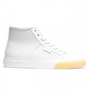 Tenisky DC Shoes Manual HI High-Top Damske Biele | 980645HMP