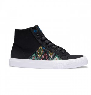 Tenisky DC Shoes Manual HI High-Top LE Platene Damske Modre | 532810HGW