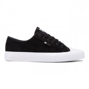 Tenisky DC Shoes Manual RT S Semisove Skate Panske Čierne Biele | 365782JHC
