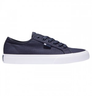 Tenisky DC Shoes Manual SE Platene Panske Námornícka Modrá Biele | 124396LOF